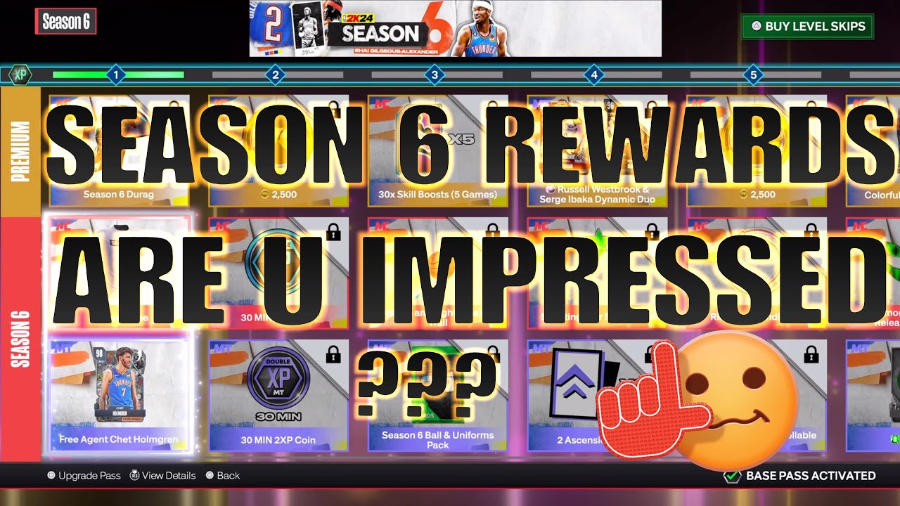 NBA2K24 Season 6 Rewards: Are They Worth Your Time?