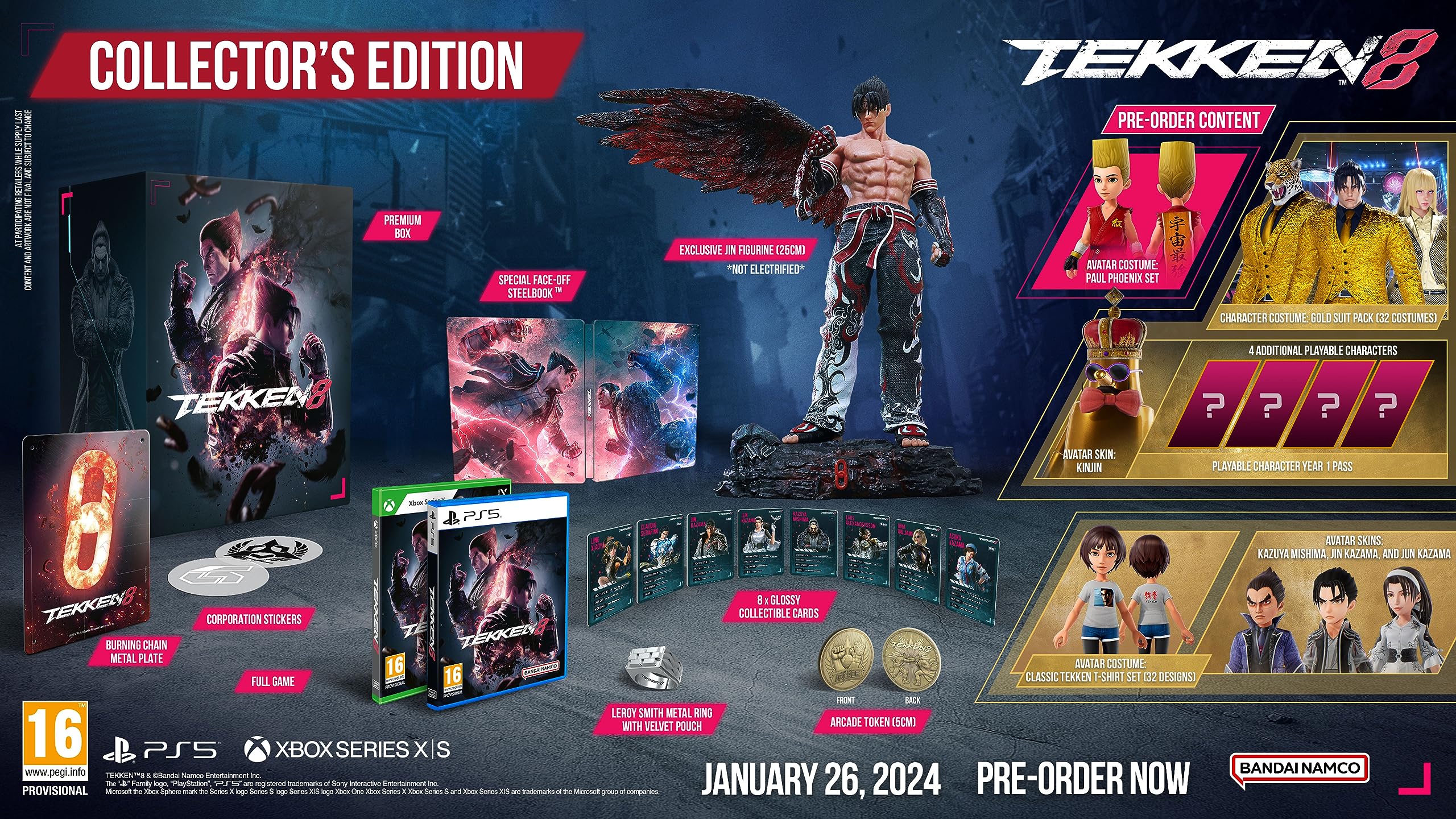 Tekken 8 Collectors Edition Price and Contents! Everything You Need to Know Before Buying!