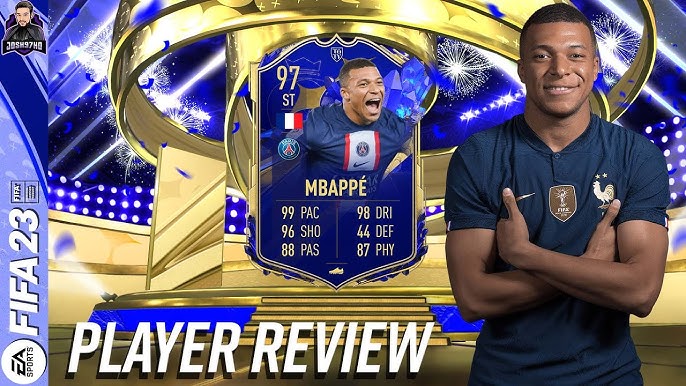 Mbappe team of the season card review, the best striker?