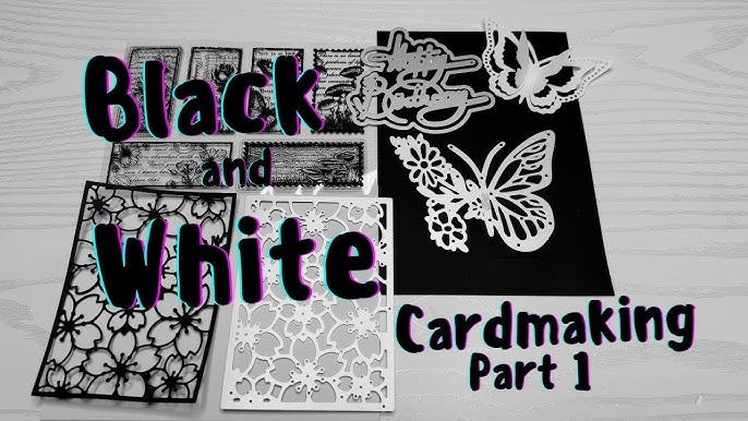 Cool ideas for cards black and white: Easy tips for beginners.