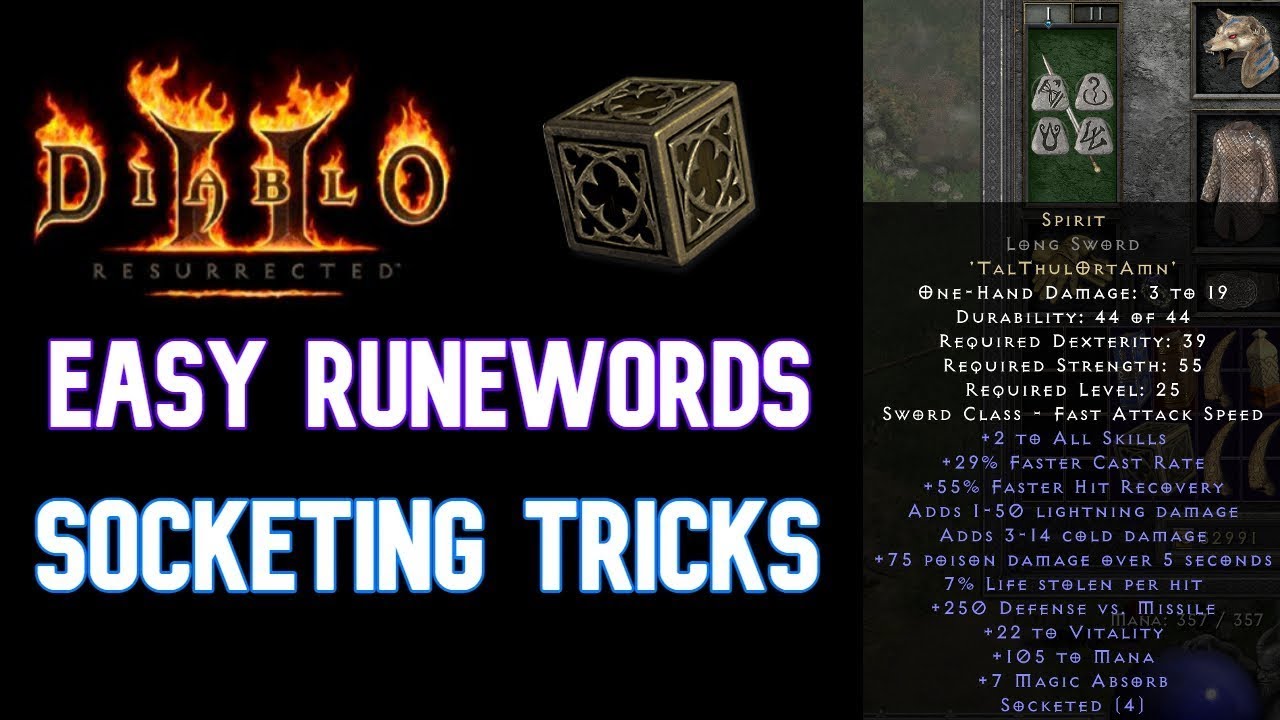 Diablo 2 Socketing Tips: Wanna add sockets? Here is the easy way for you!