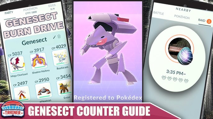 Pokémon GO Burn Drive Genesect: Best Counters & Tips!