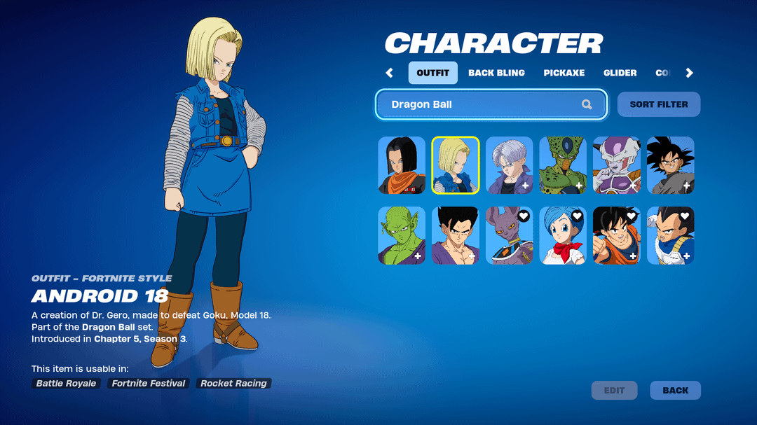 New Dragon Ball Skin - Upgrade your Character now!