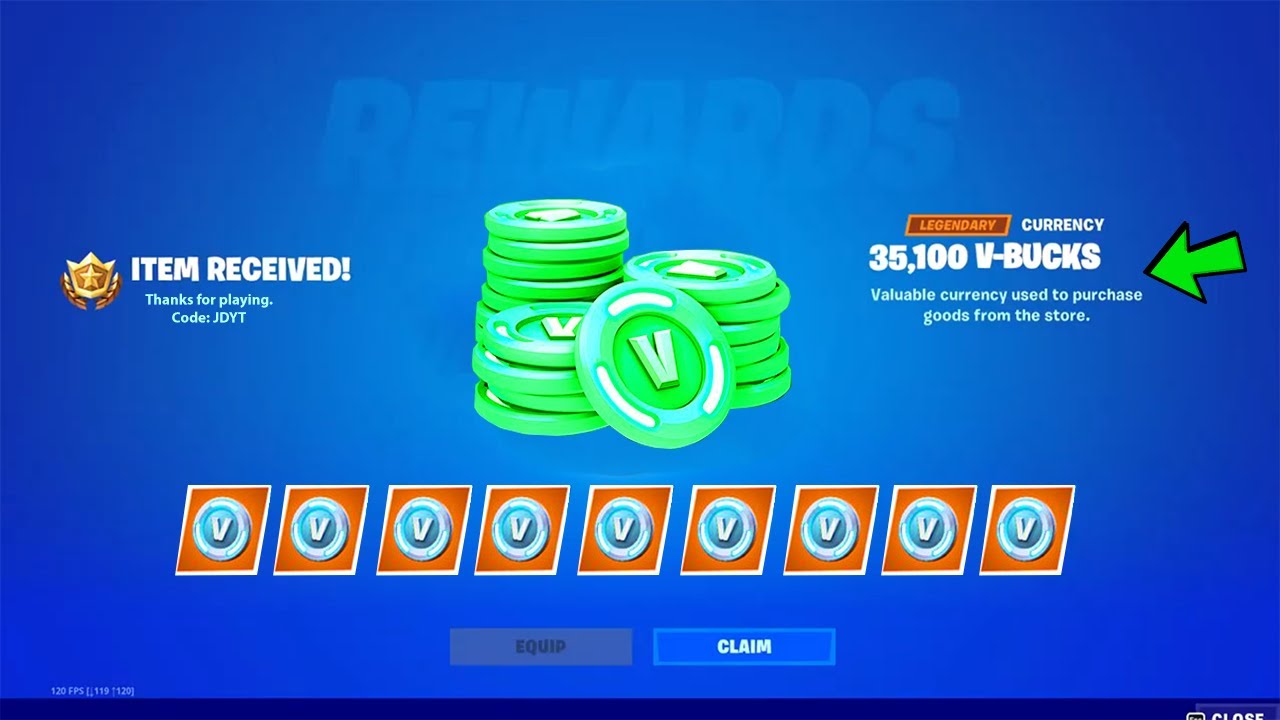 Free Vbucks Codes December 2023:How to Get Free V-Bucks Today.