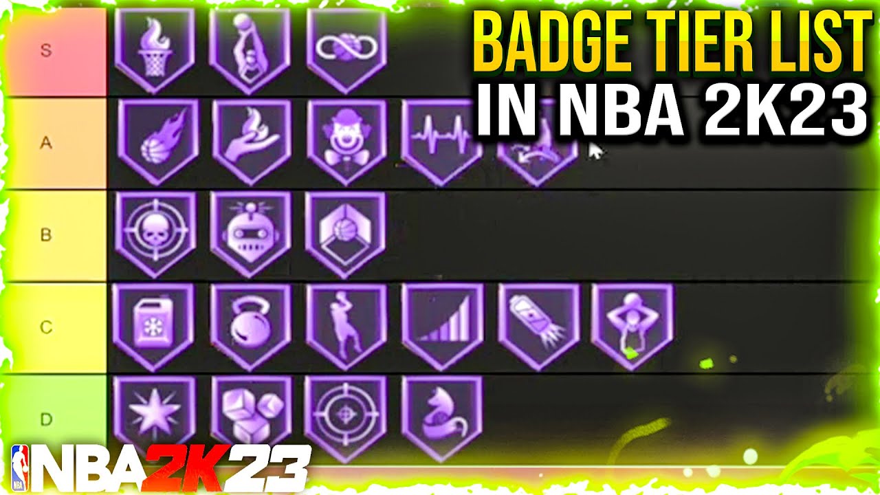 Best 2k23 Badges Tier List (Must-Have Badges Revealed)