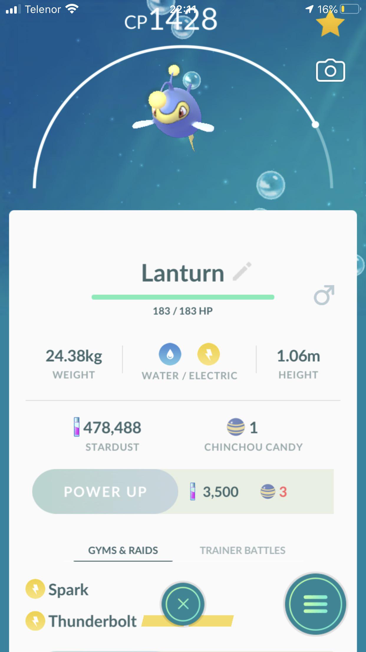 Pokemon Go Lanturn Best Moveset: Power Up with These Attacks!