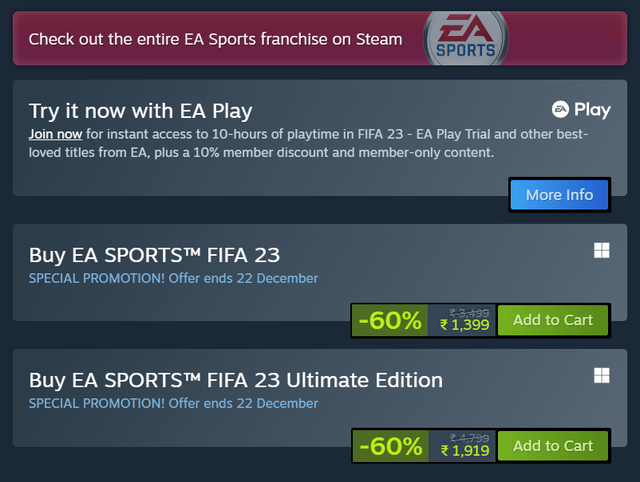 Looking for FIFA 23 Promotions? (Check out these awesome deals)