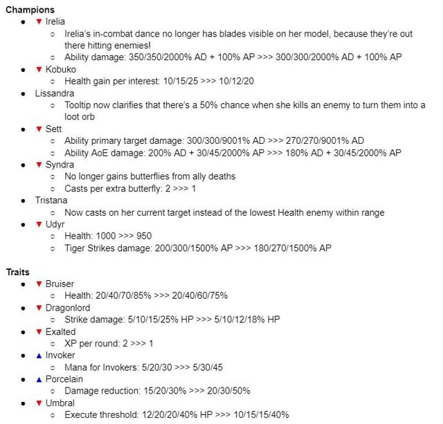 tft pbe notes Easy to read!(Latest Changes Explained!)