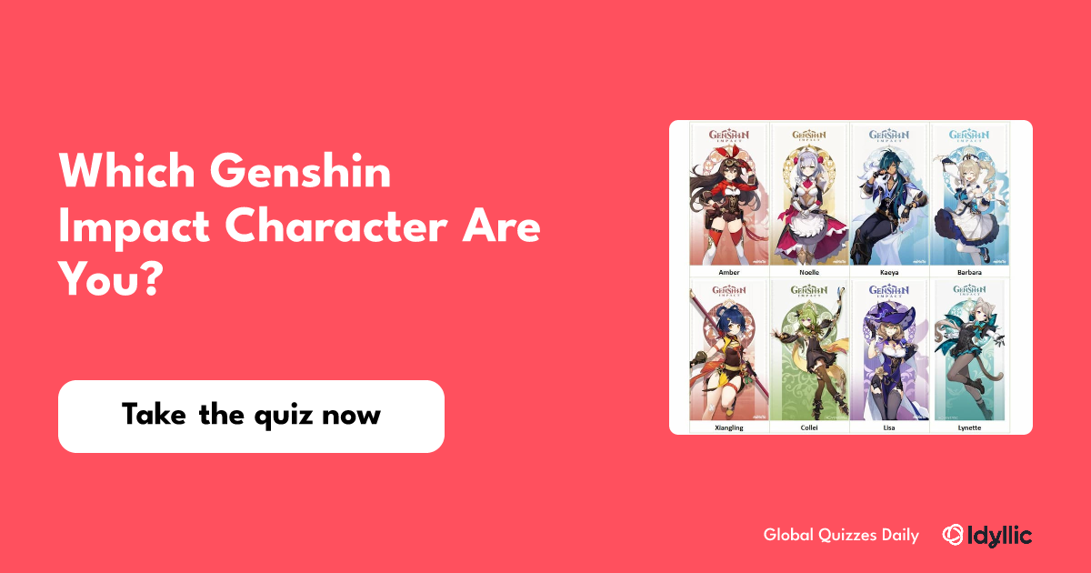 Unlock Your Genshin Spirit: What Genshin Character Are You Quiz!