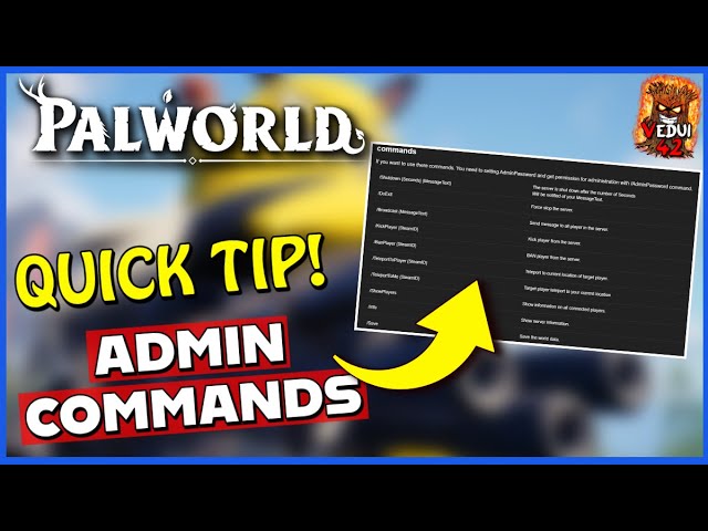 Palworld Admin Command List: What You Need to Know (And How to Use Them!)