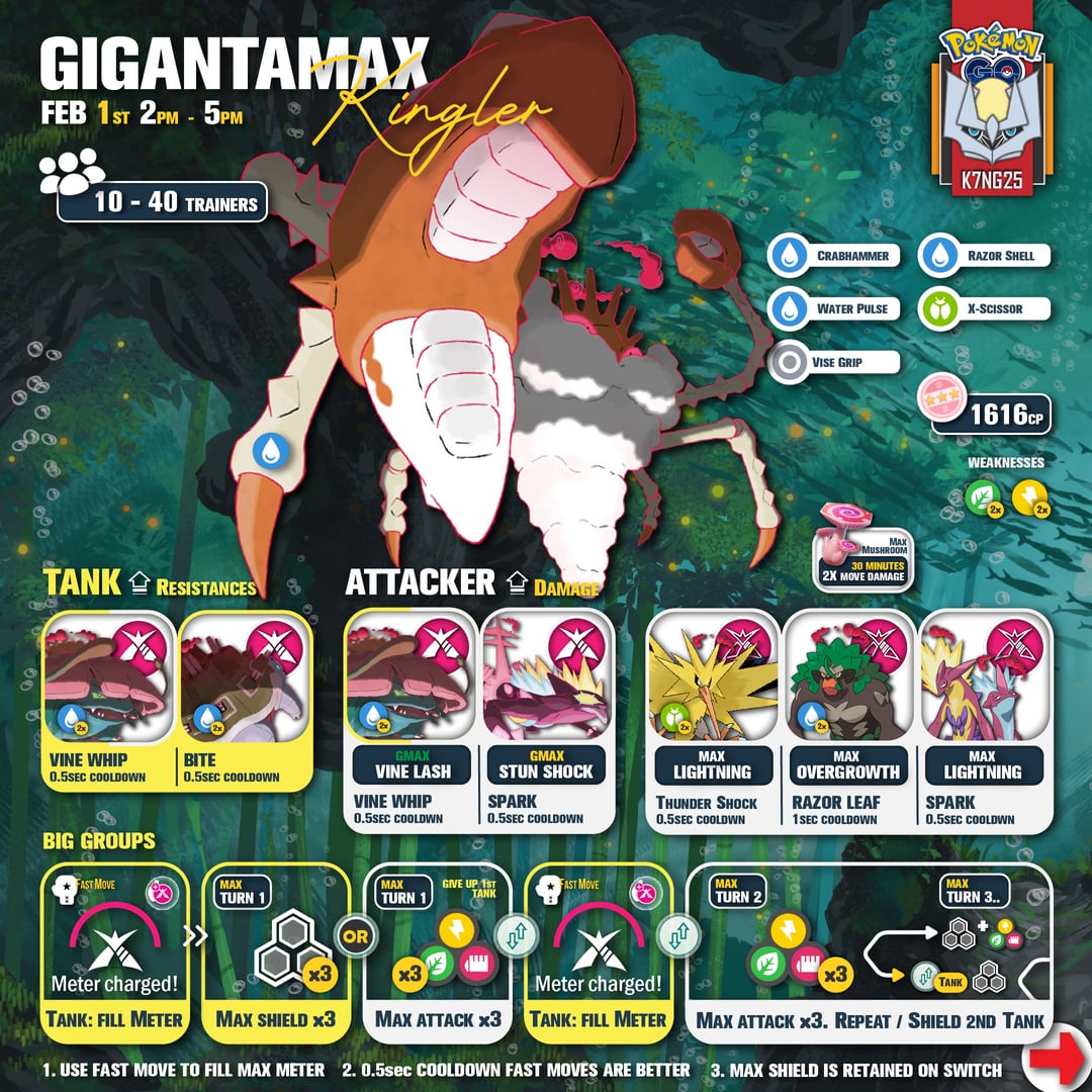 Whats Kingler Weakness in Pokemon Go? Best Counters Listed!