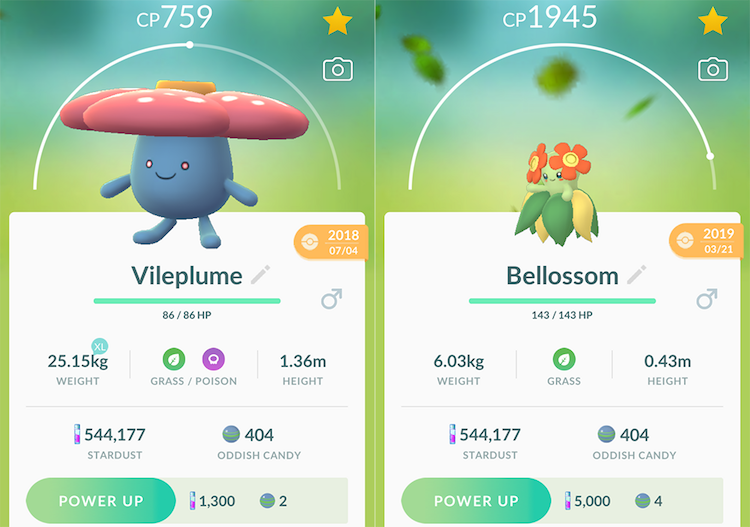 Pokemon Go: Bellossom vs Vileplume, Easy Stats Check!