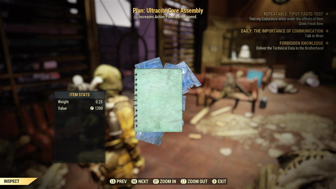 Struggling to get Core Assembly Fallout 76?Helpful hints.