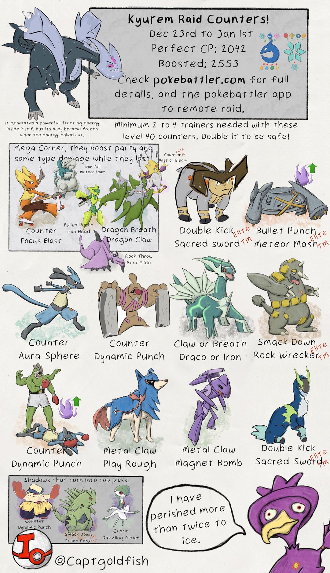 Kyurem Counters Pokemon Go: Use These Pokemon To Win Kyurem Raids Fast