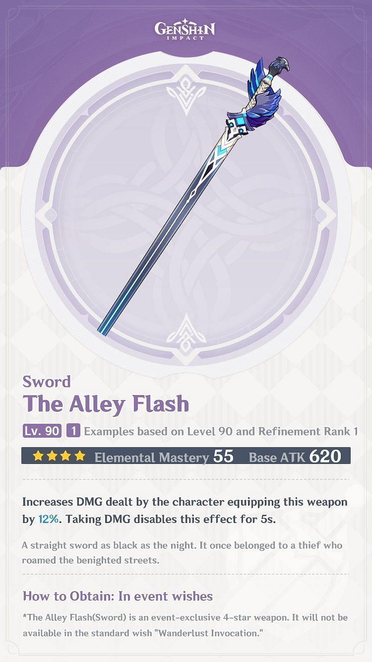 How Good is The Alley Flash in Genshin Impact? Stats, and Tips!