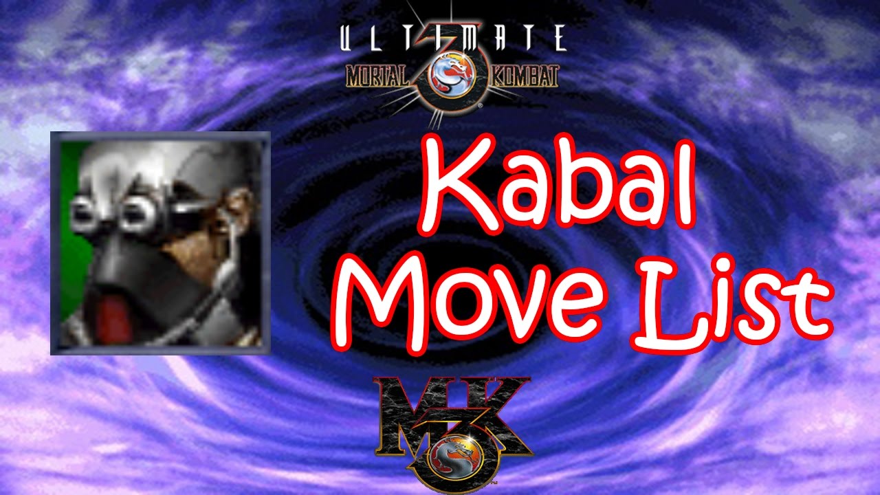 Master Kabal in Mortal Kombat 3: Simple Input List for all Special Moves