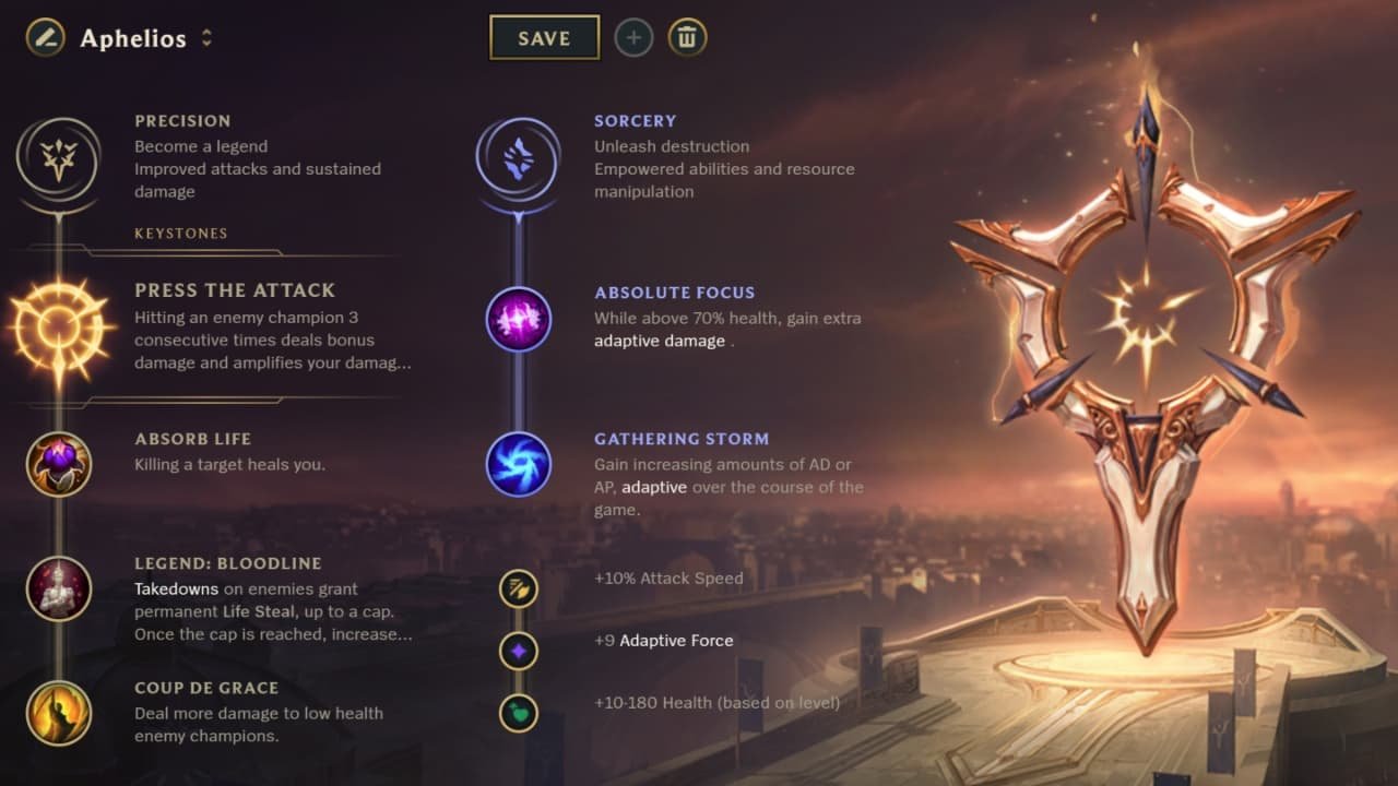 Aphelios Jungle Build: Best Runes and Items (2024)?