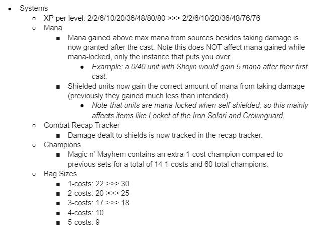 tft pbe patch notes set 12 is here! See Whats Changed!