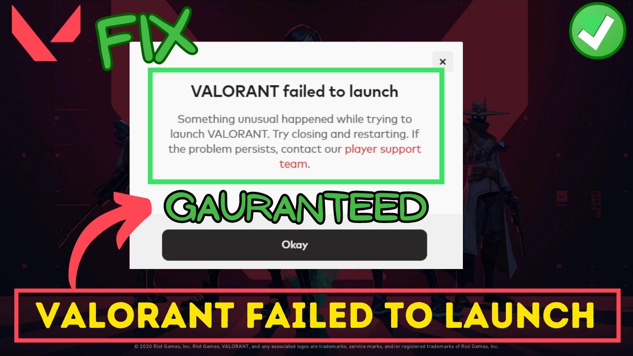 Help! Valorant Failed to Launch - Troubleshooting Tips Here